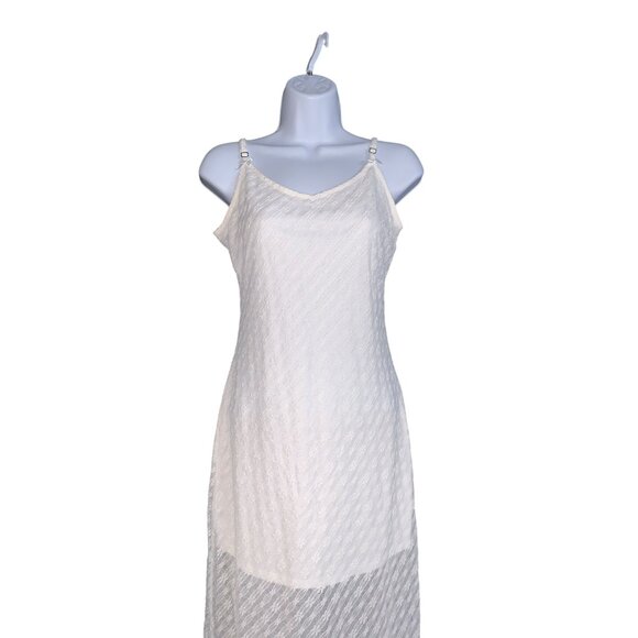 Wild Fable Junior Teens White Lace Slip Dress With Adjustable Straps Size Small - Picture 6 of 12